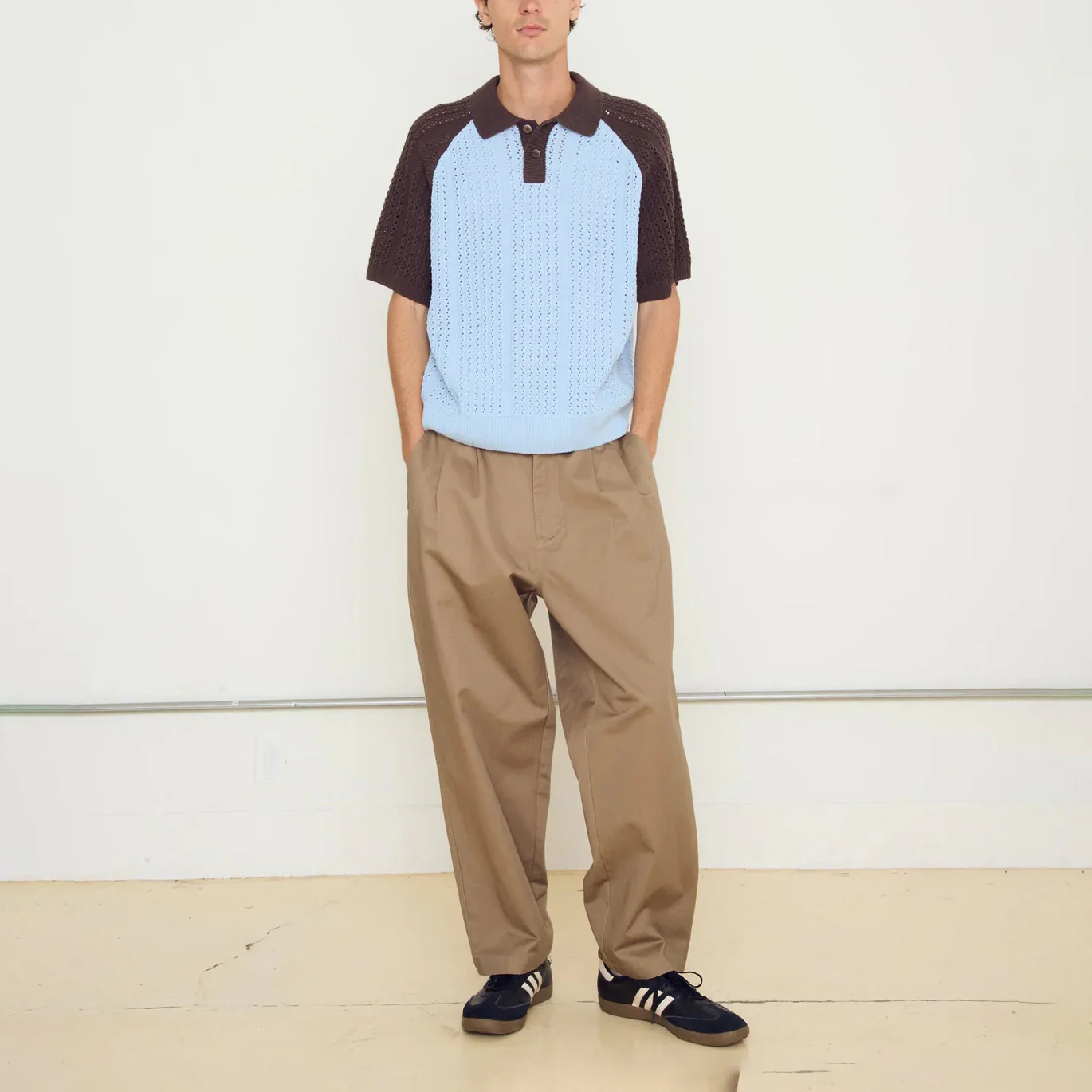 Abel Polo Sweater - Skyway Multi - Image 3