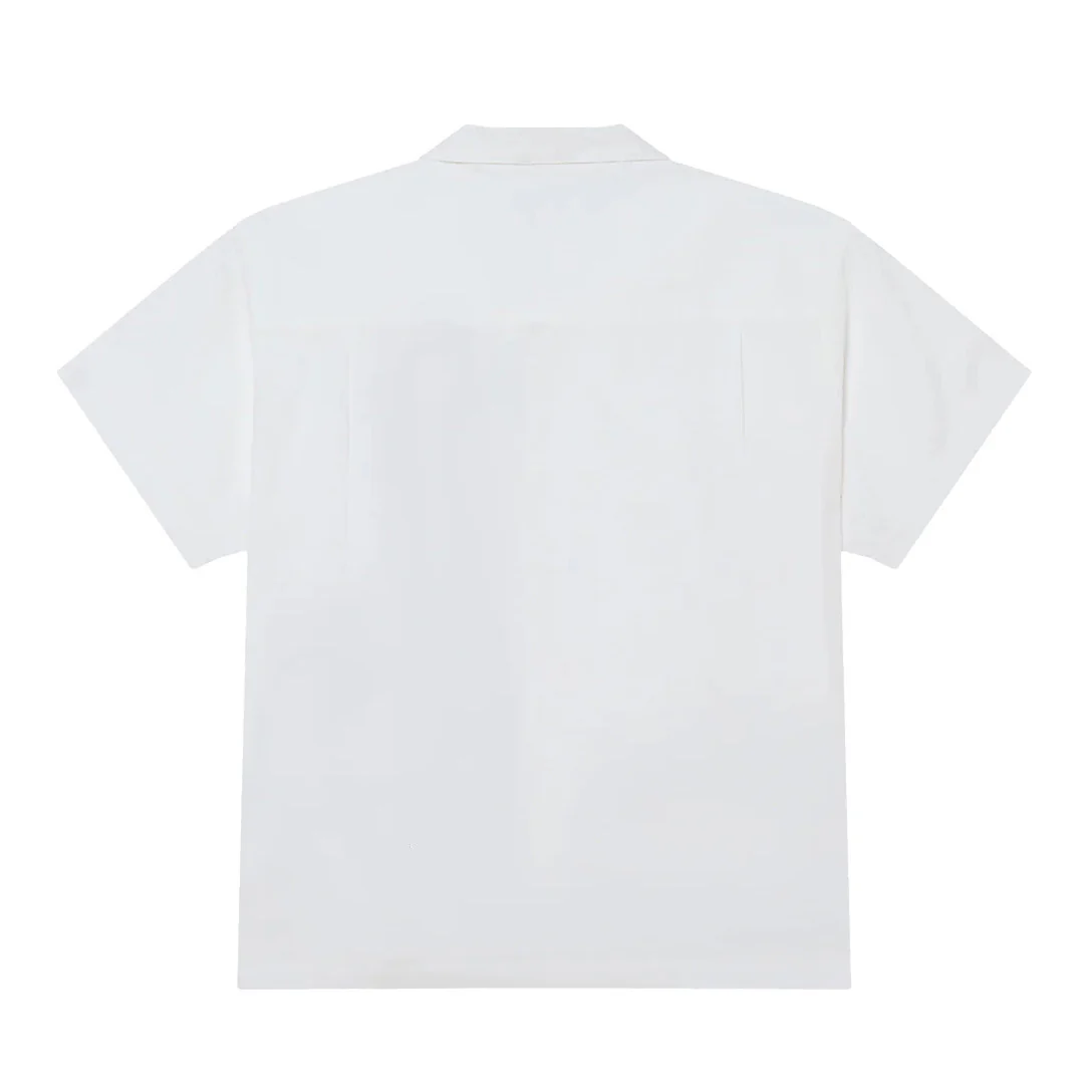 Cliff Woven SS Shirt - White - Image 2