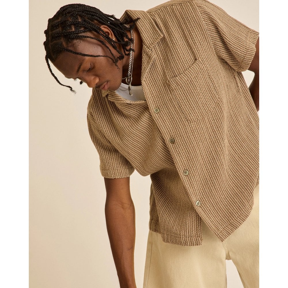 Horace Woven Shirt - Unbleached Multi - Image 3