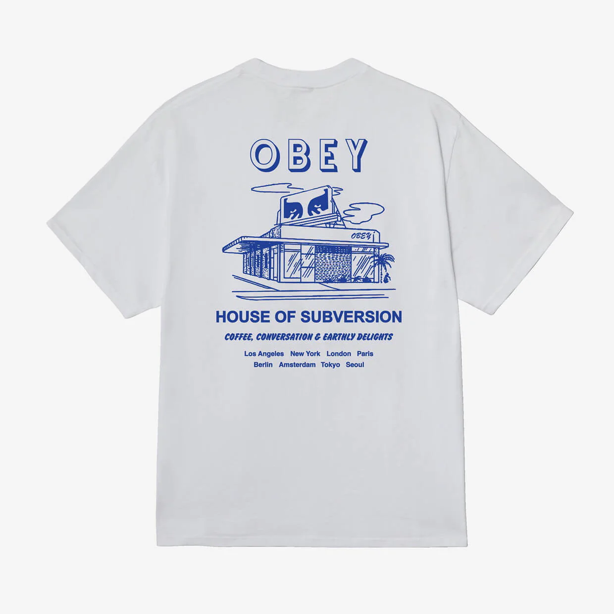 Obey House Of Subversion Tee - White