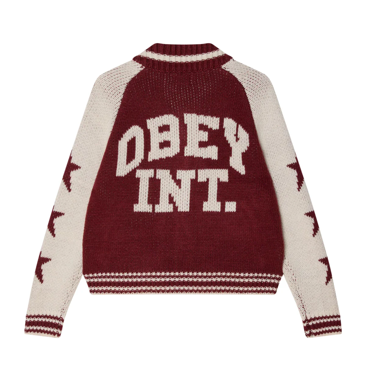 Int. Cowichan Sweater- Tawny Port - Image 2