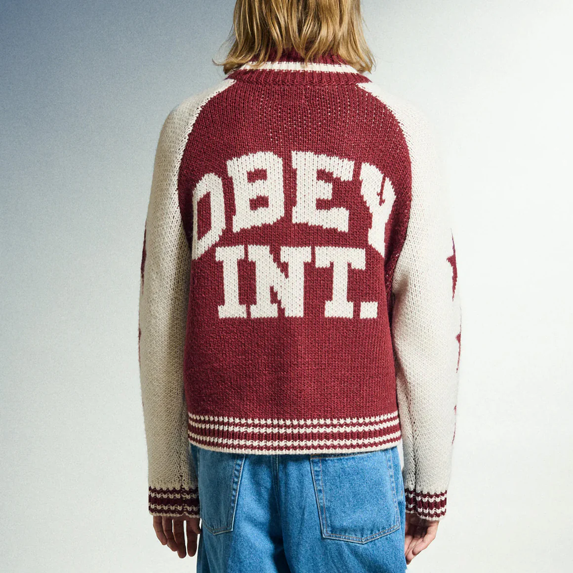 Int. Cowichan Sweater- Tawny Port - Image 3