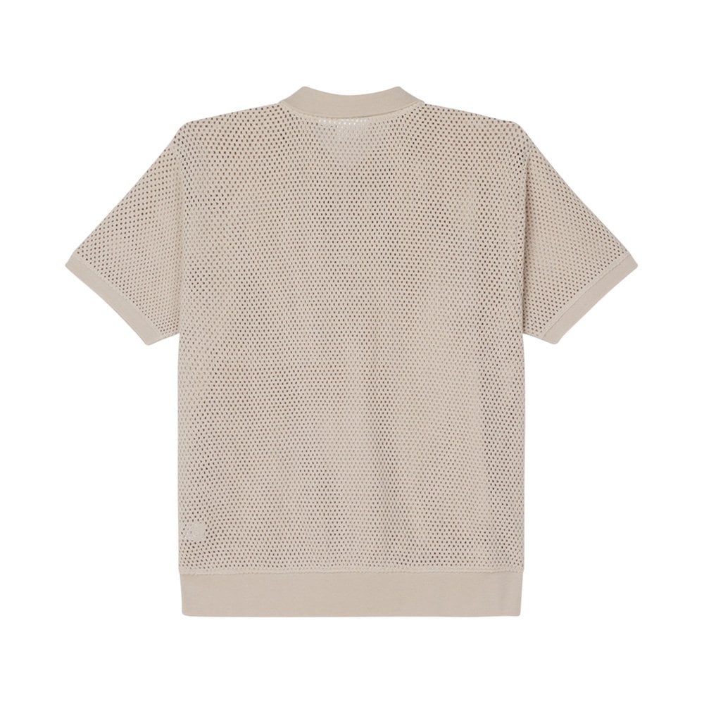 Saratoga Mesh SS Polo - Silver Grey - Image 2