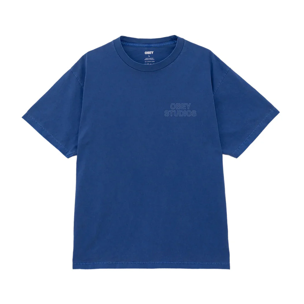 Studios Outline T-shirt - Pigment Dark Denim - Image 2