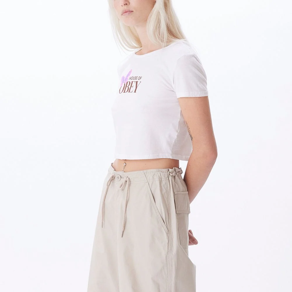 Womens Mina Parachute Pant - Silver Grey - Image 3