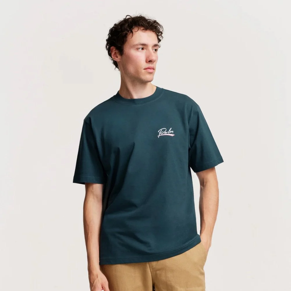 Inning T-shirt, Petrol - Image 3