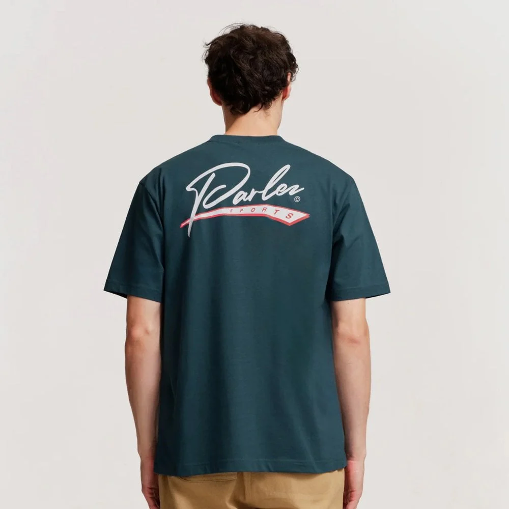 Inning T-shirt, Petrol - Image 4