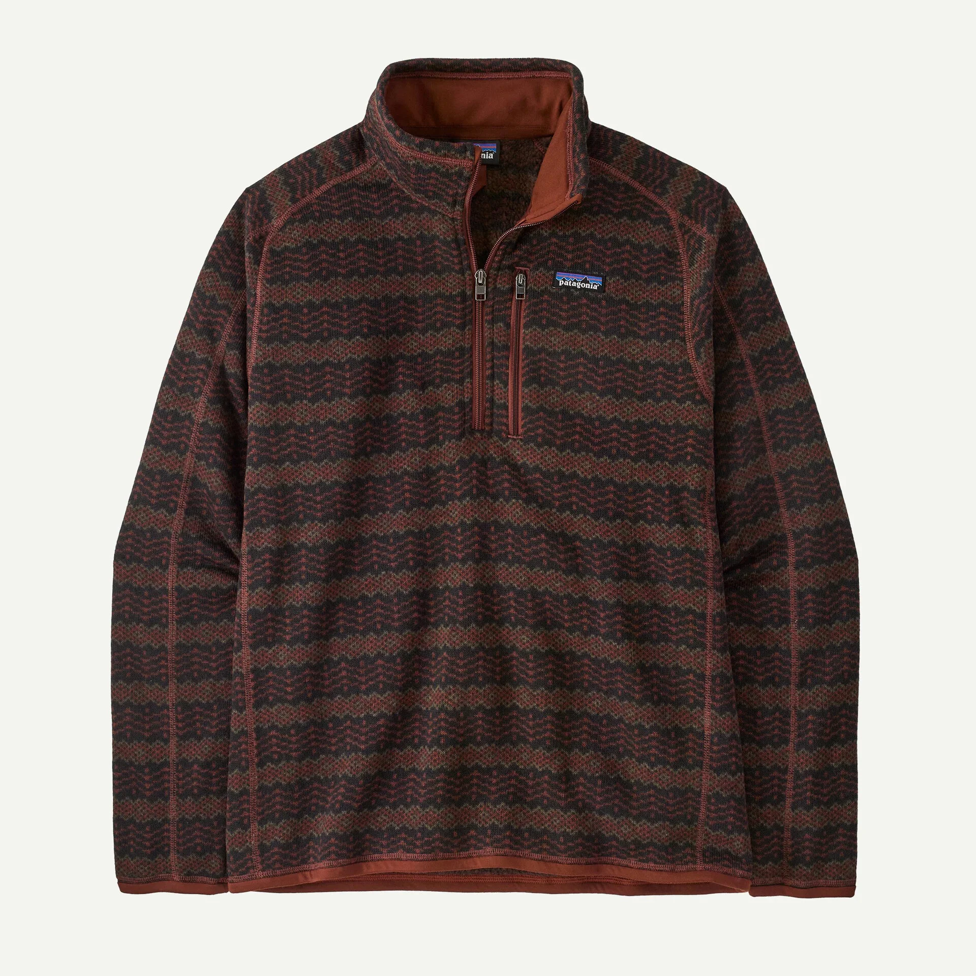 Men's Better Sweater™ 1/4-Zip Fleece - Woven Together / Dried Vanilla