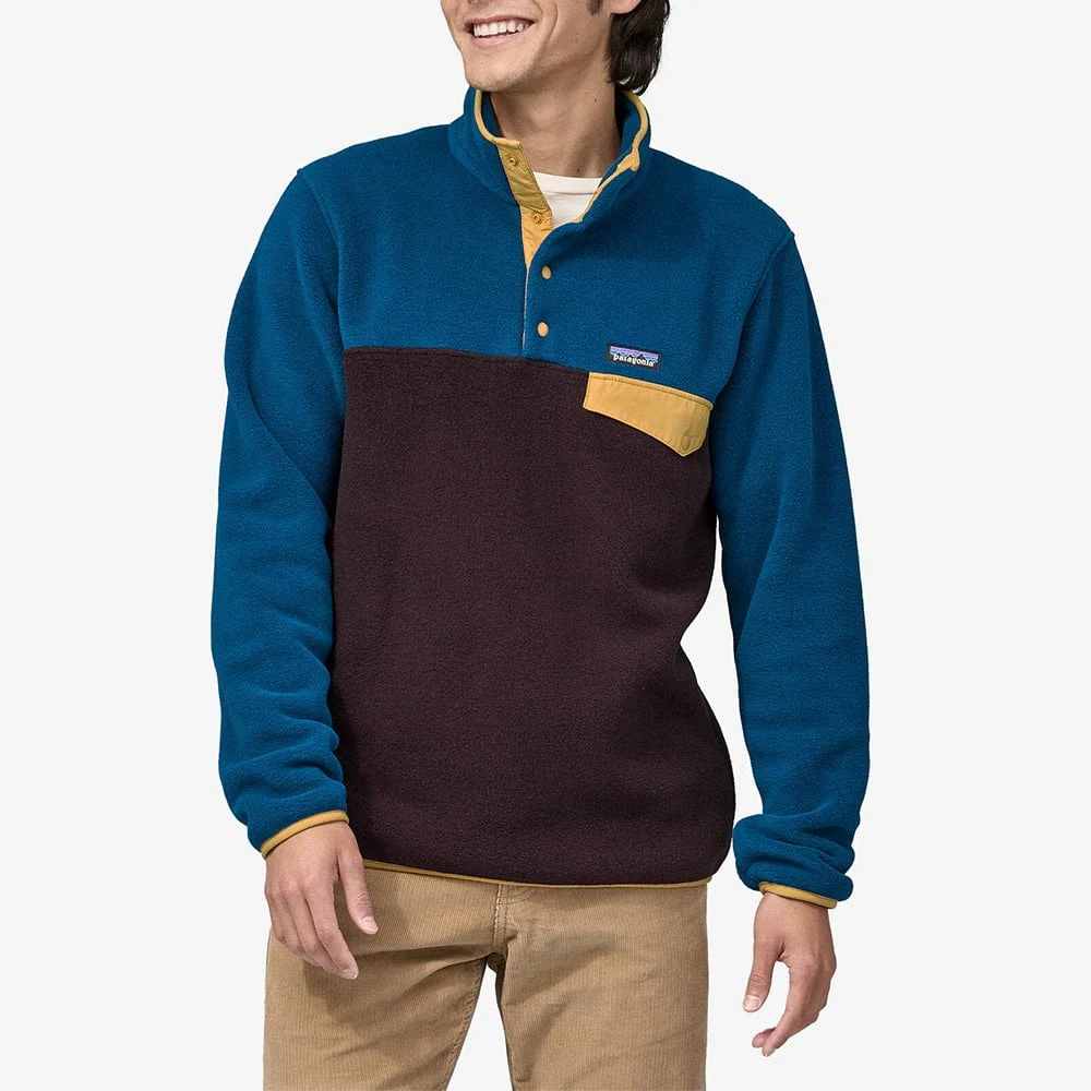 Men's Lightweight Synchilla Snap-T® Fleece Pullover - Obsidian Plum - Image 2