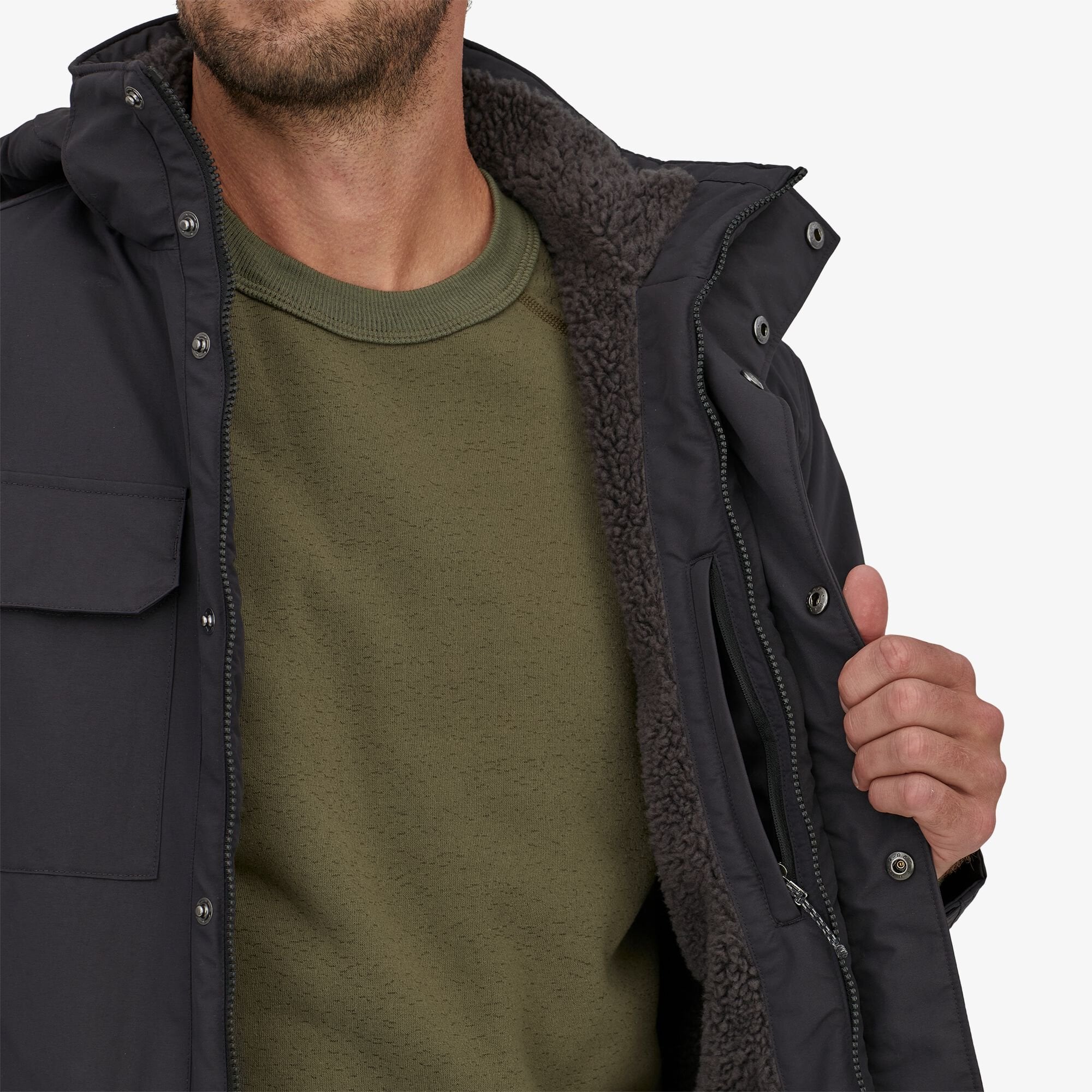 Men's Isthmus Parka - Ink Black - Image 4