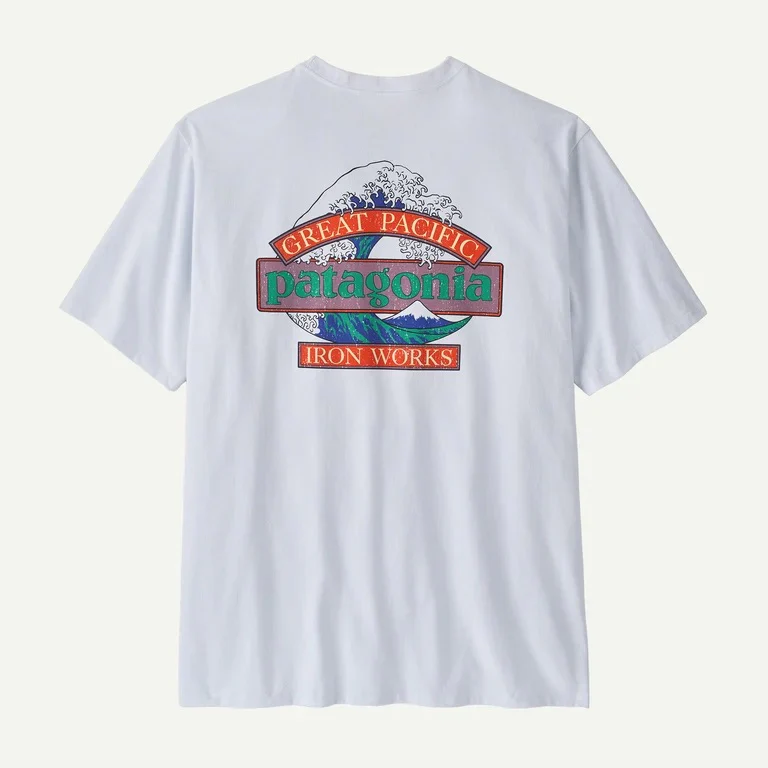 M's Great Waves Responsibili-Tee - White