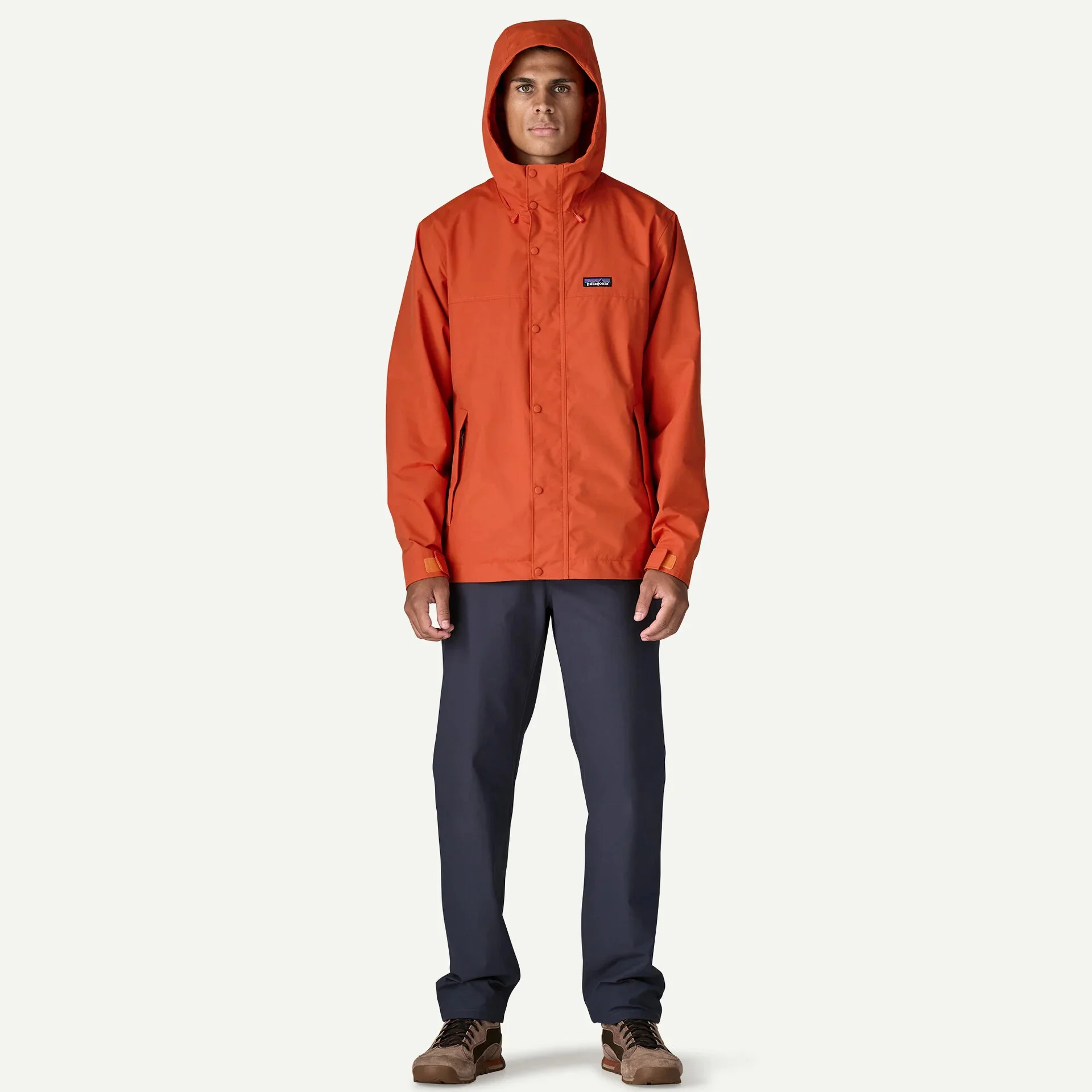 M's Outdoor Everyday Rain Jacket - Coal Orange - Image 5