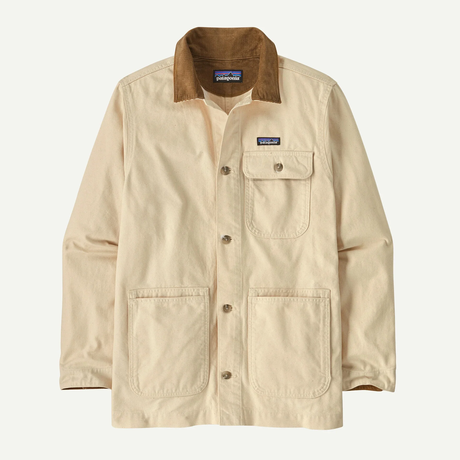 Men's Point Reyes Canvas Shirt - Undyed Natural