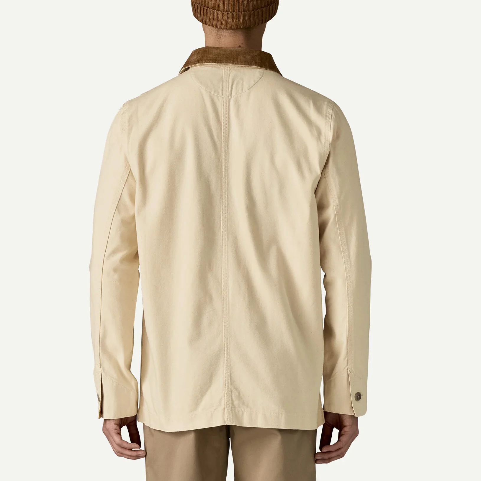 Men's Point Reyes Canvas Shirt - Undyed Natural - Image 3