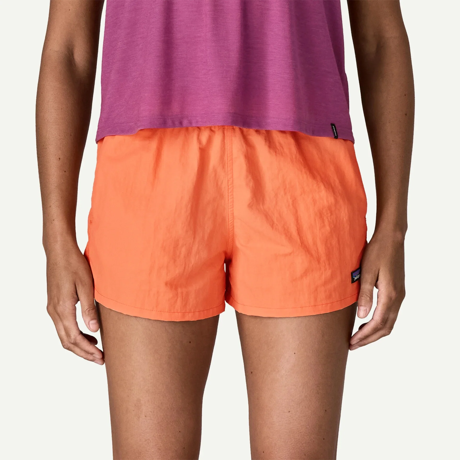 Women's Barely Baggies Shorts, 2.5" - Peach Sherbet - Image 2