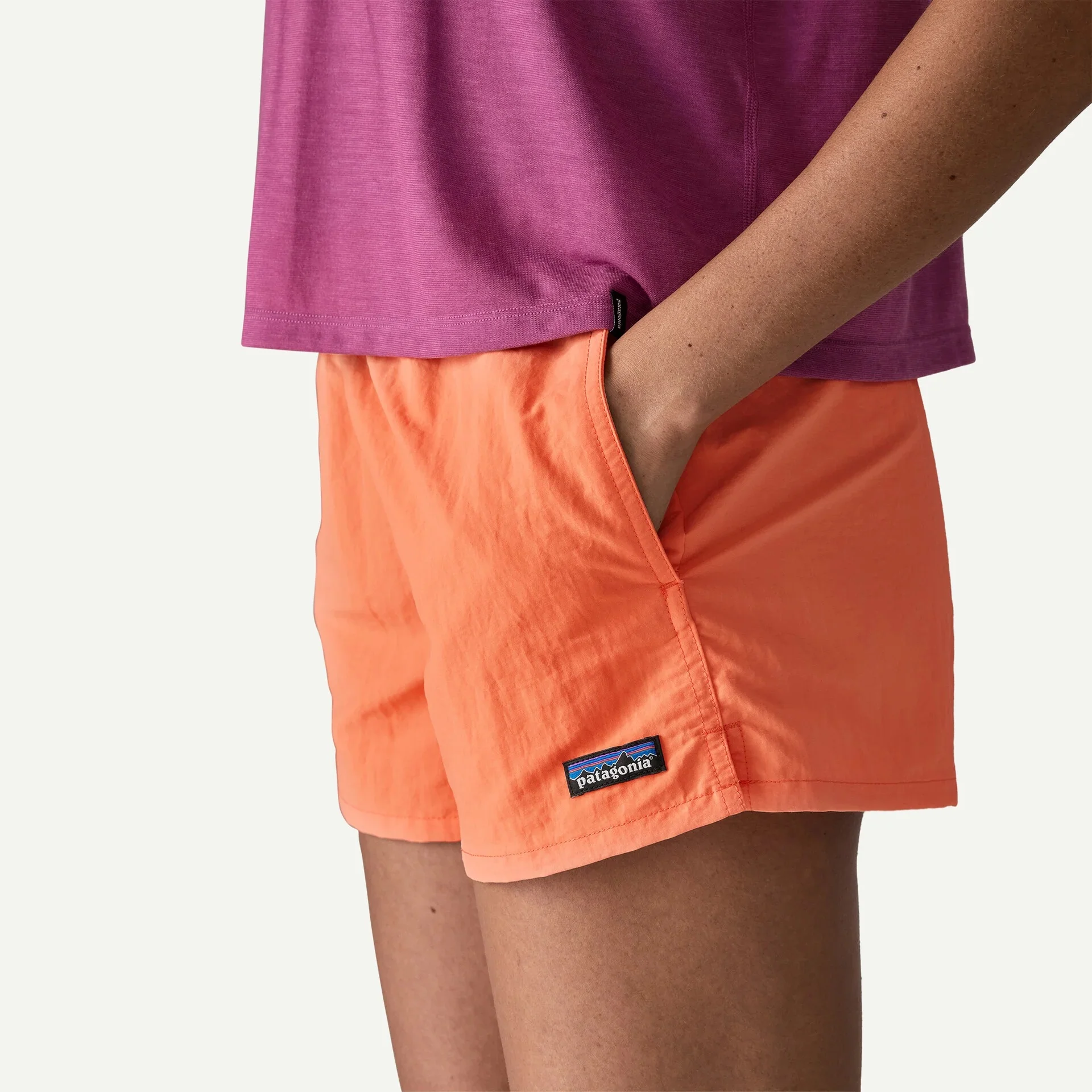 Women's Barely Baggies Shorts, 2.5" - Peach Sherbet - Image 5