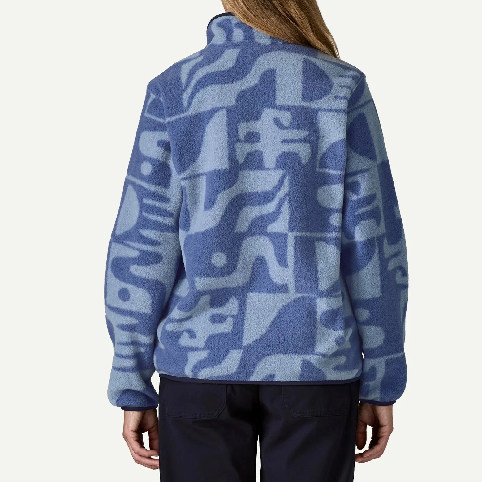 Women's Lightweight Synch Snap-T Pullover - Mother Tree / Barnacle Blue - Image 3