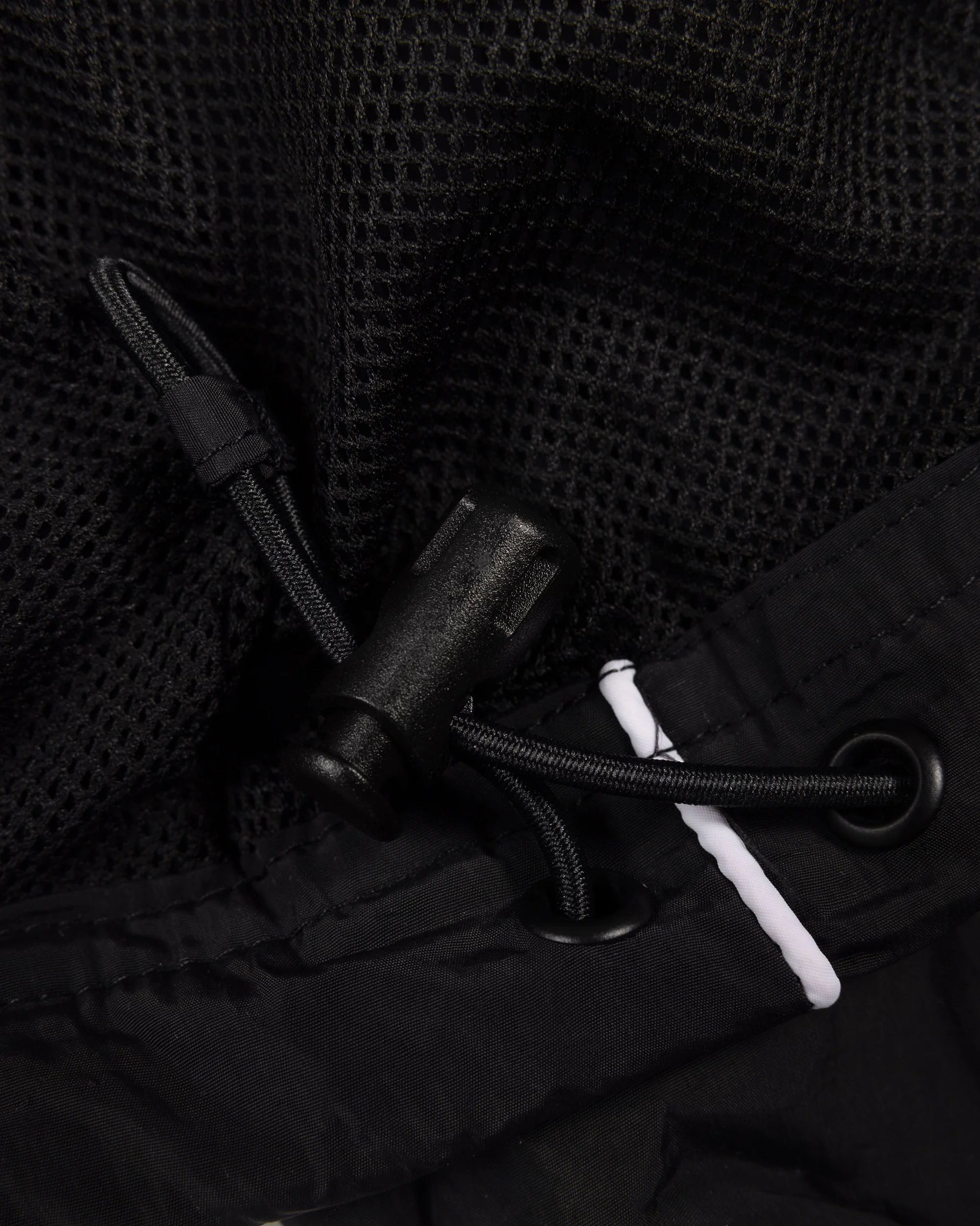 Athletic Nylon Track Jacket - Black - Image 7
