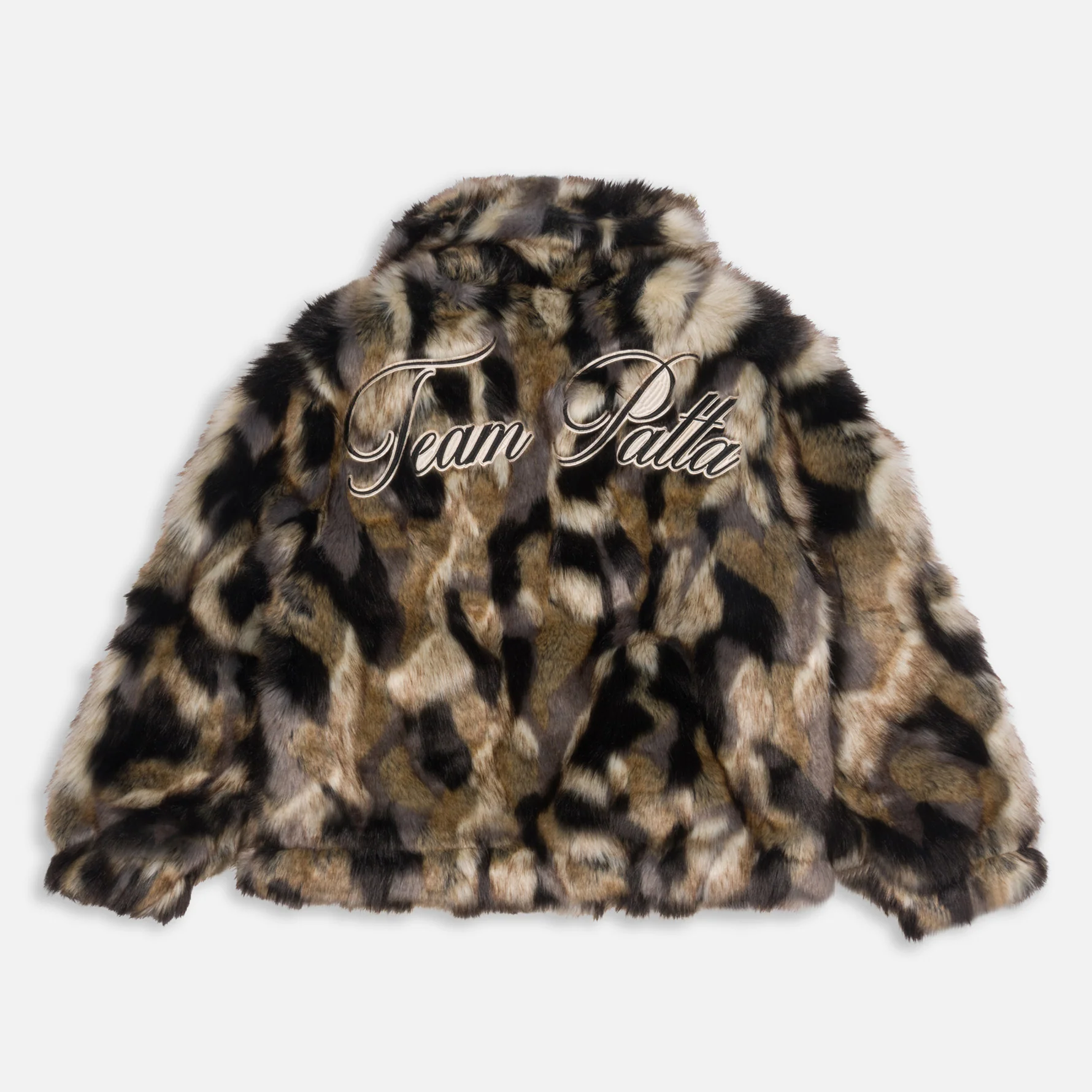 Faux Fur Patchwork Jacket - Multi - Image 2