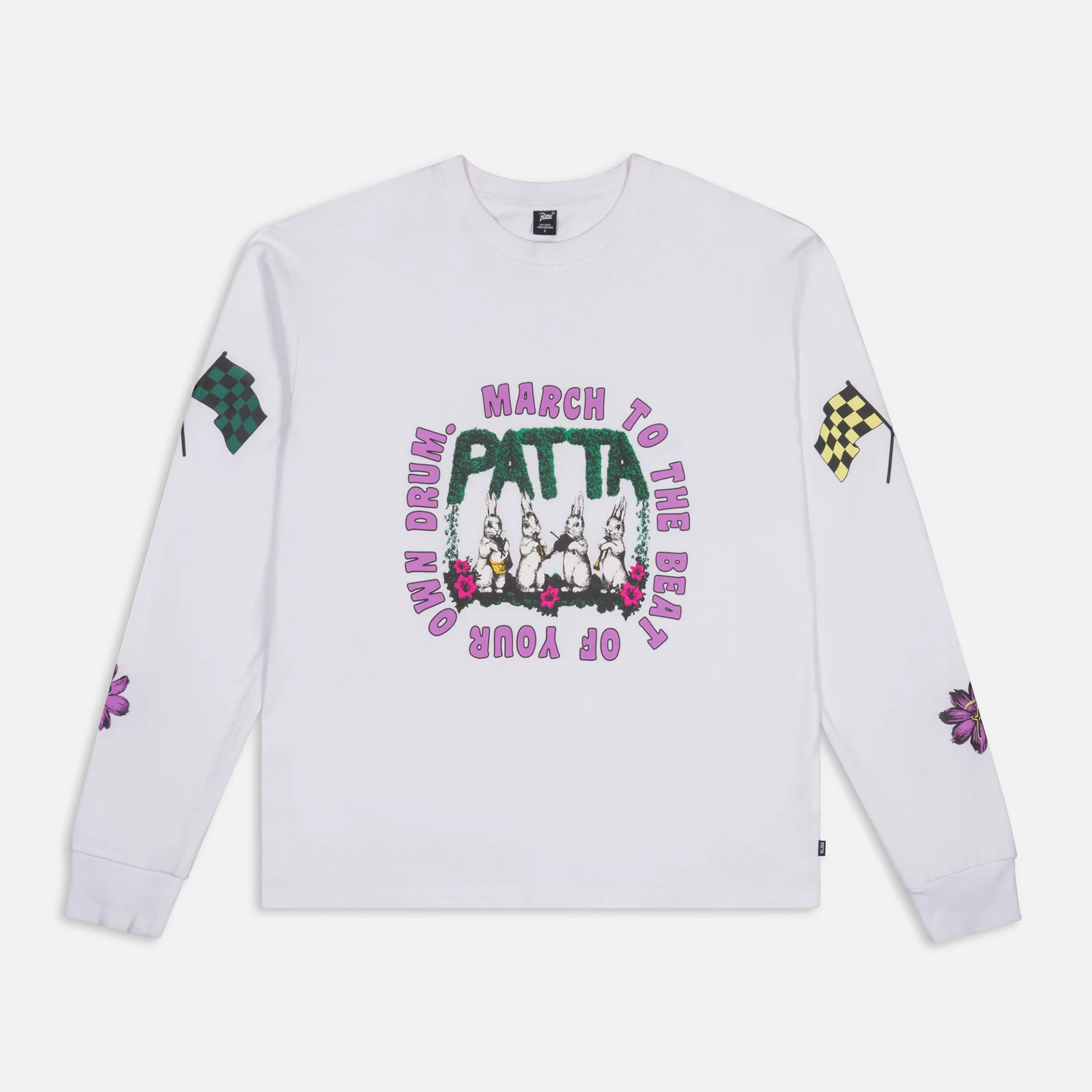 Own Your Own Mind Long Sleeve T-shirt - White