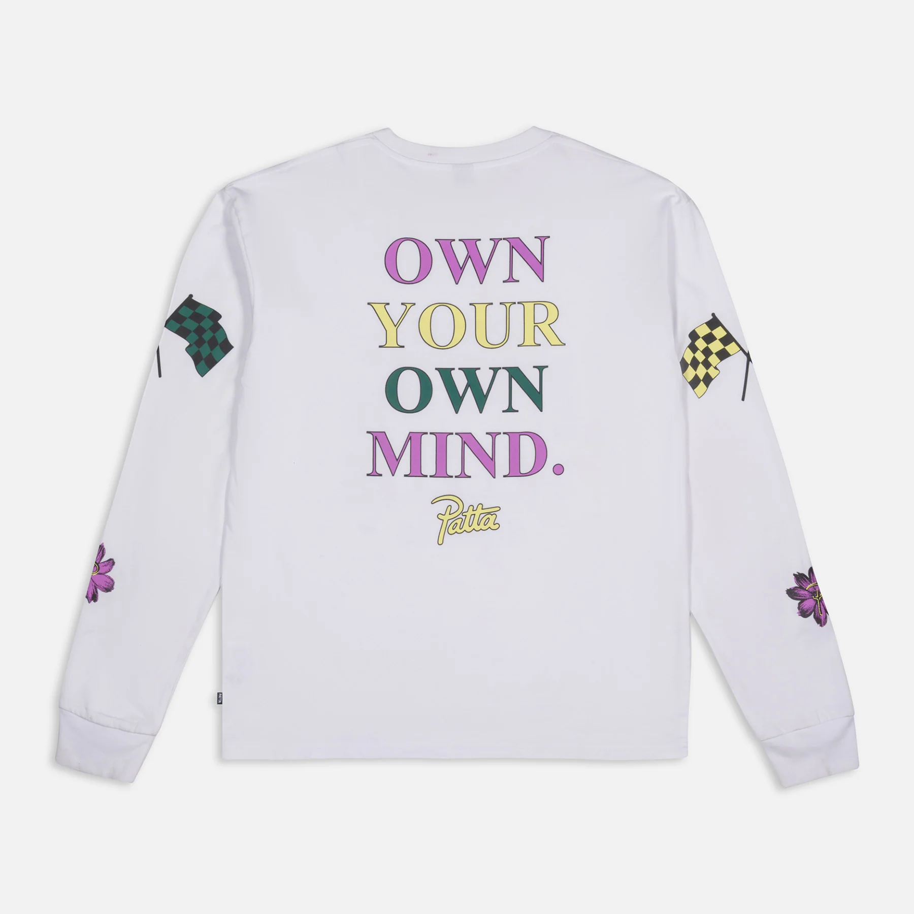 Own Your Own Mind Long Sleeve T-shirt - White - Image 2