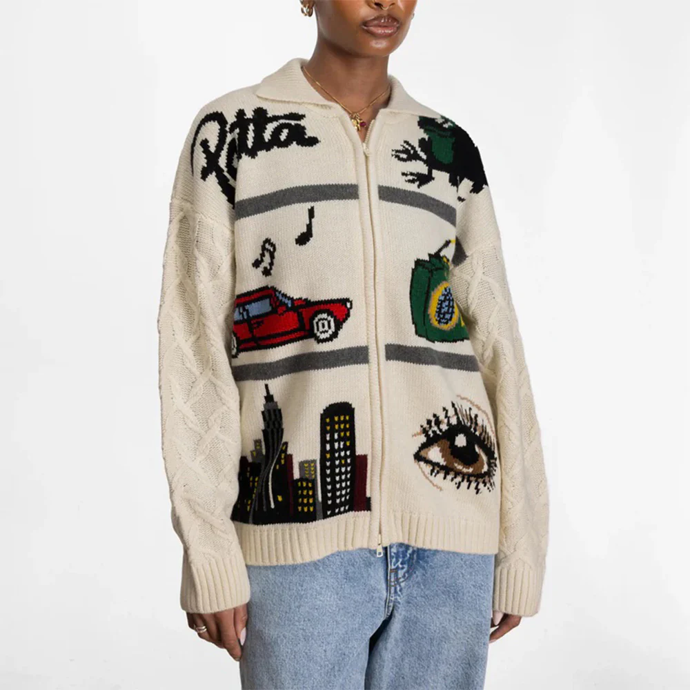 Perfect Day Knitted Cardigan - Peyote - Image 3
