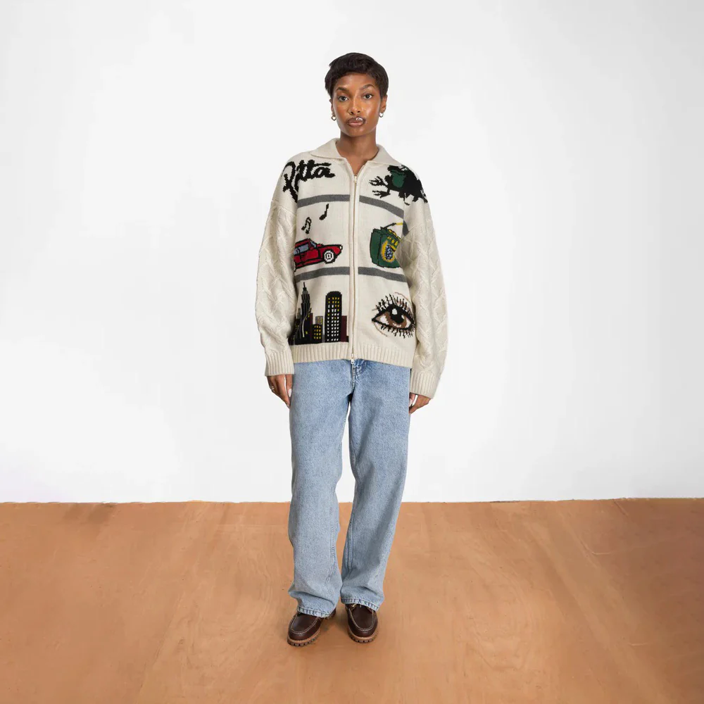 Perfect Day Knitted Cardigan - Peyote - Image 4
