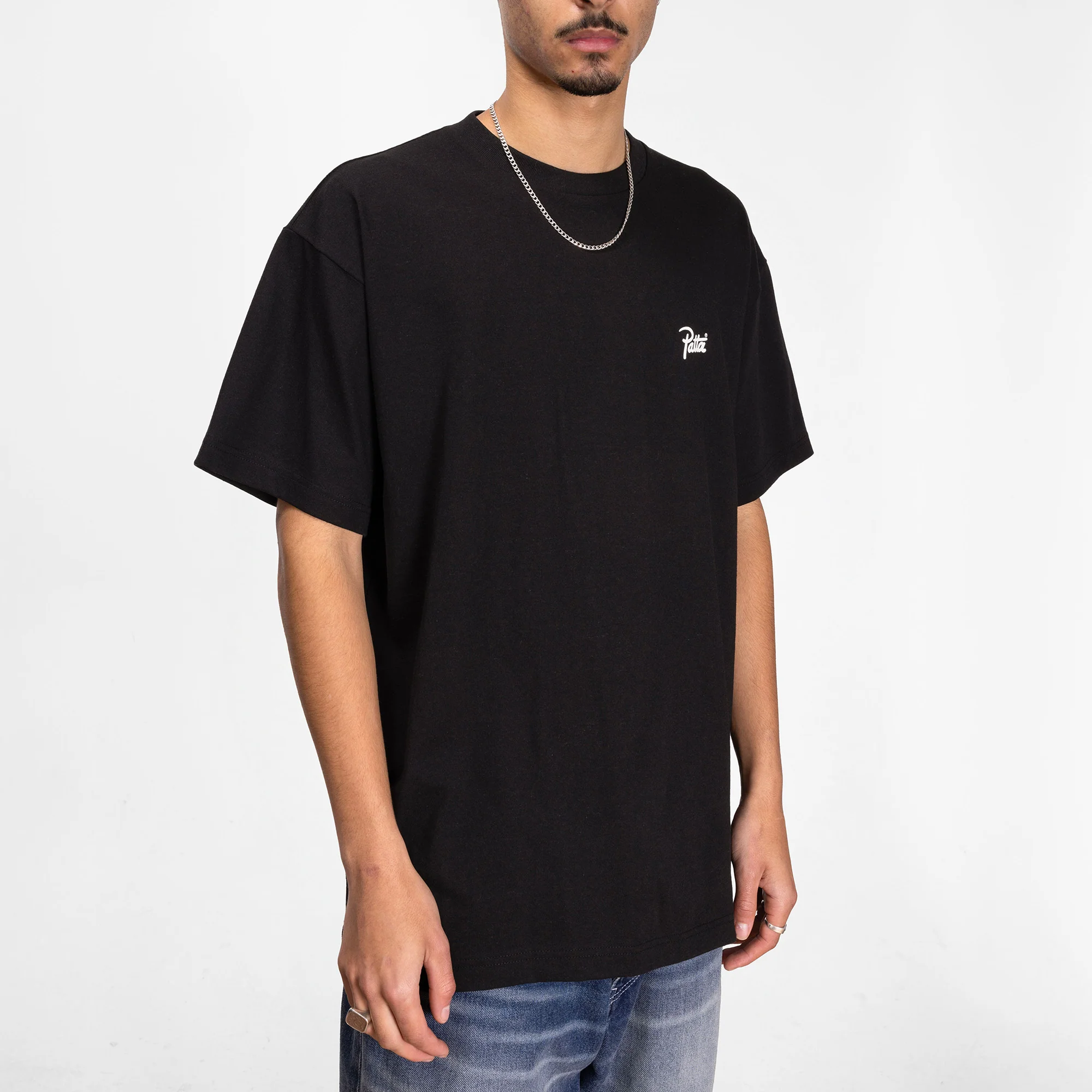 Script Logo T-Shirt - Black - Image 2