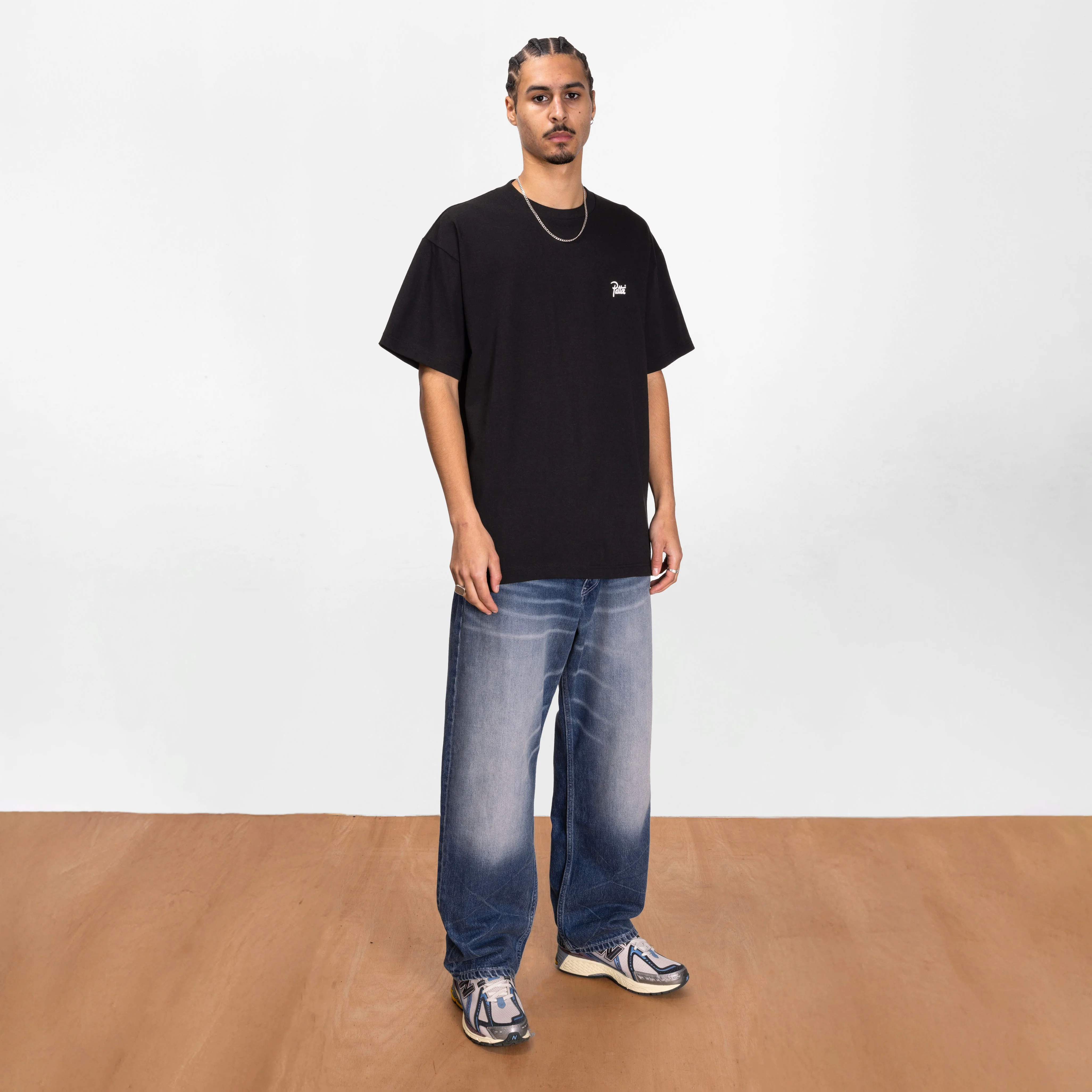 Script Logo T-Shirt - Black - Image 3