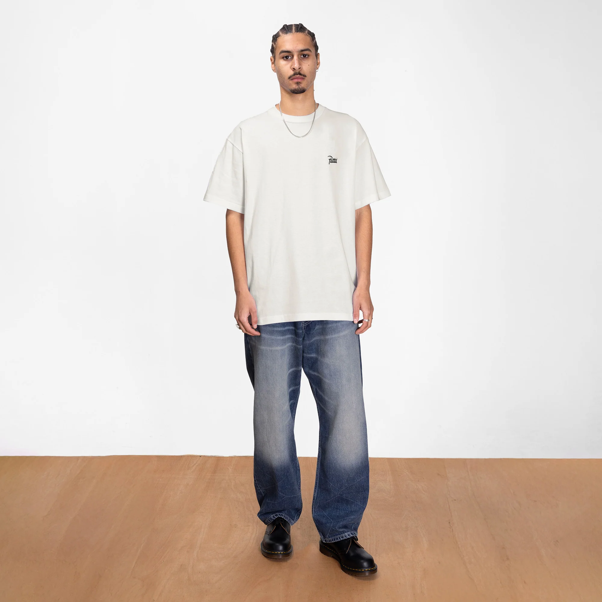 Script Logo T-Shirt - White - Image 3