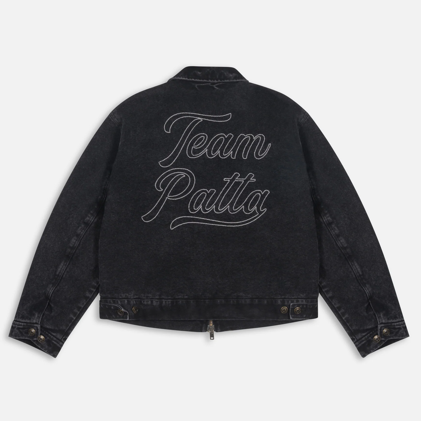 Washed Canvas Jacket - Black - Image 2
