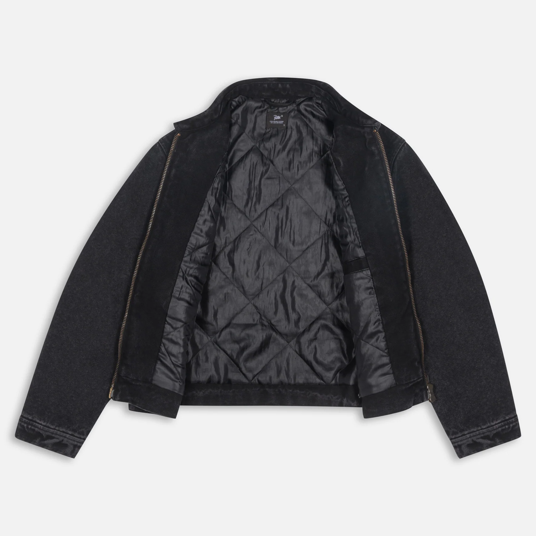 Washed Canvas Jacket - Black - Image 3