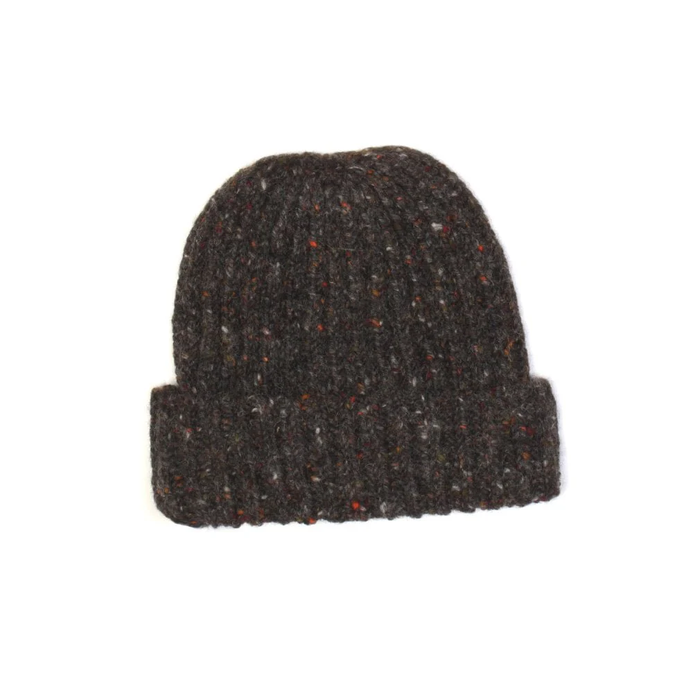 Doon Donegal Beanie - Laughey Brown/grey - Image 2