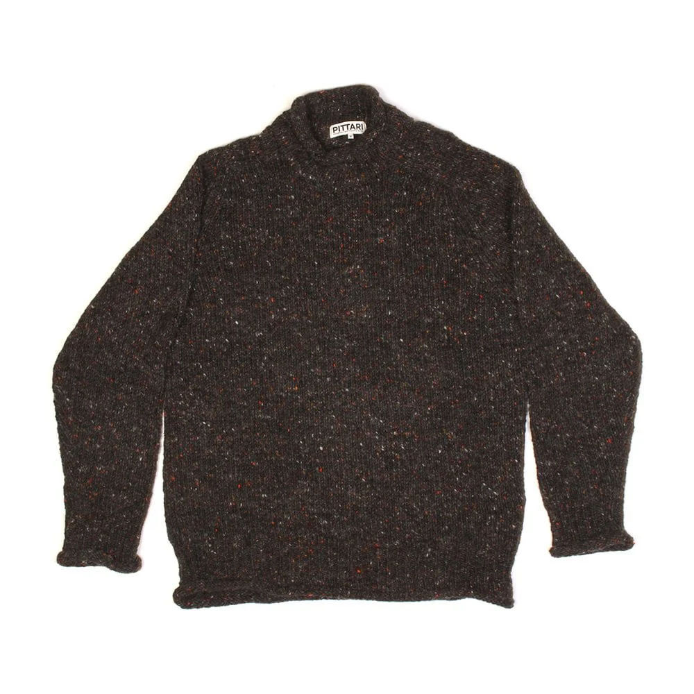 Findhorn Donegal Donut Neck - Laughey Brown/grey
