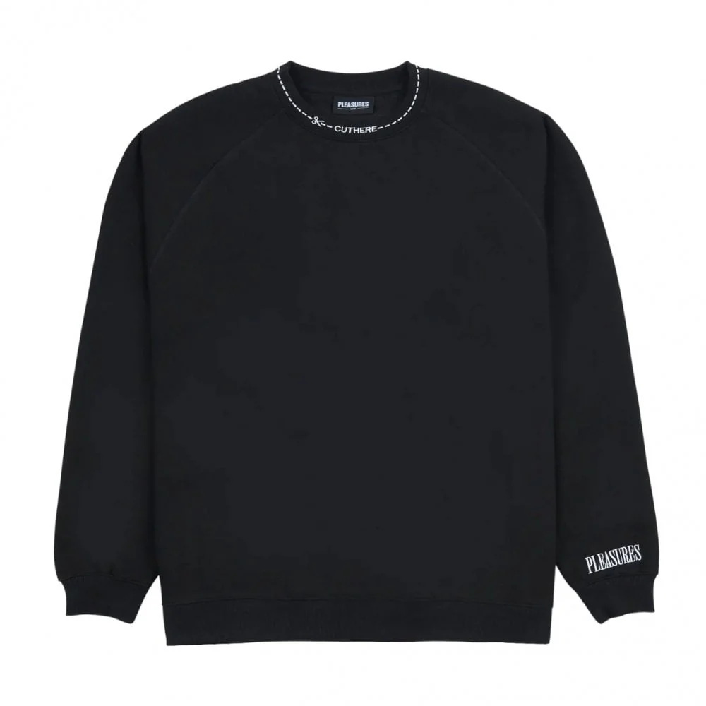 Cut Here Raglan Crewneck