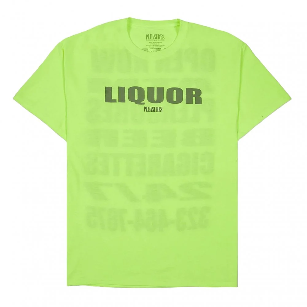 Liquor T-shirt - Safety Green - Image 2