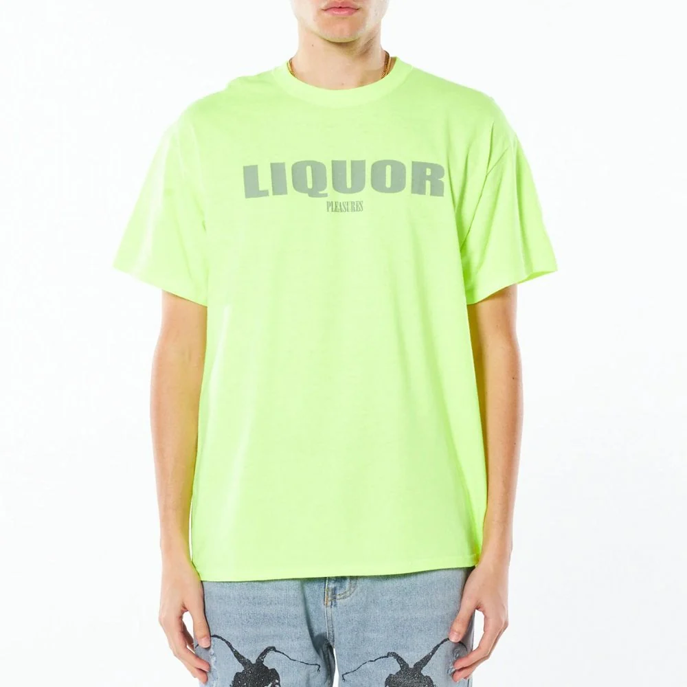 Liquor T-shirt - Safety Green - Image 3