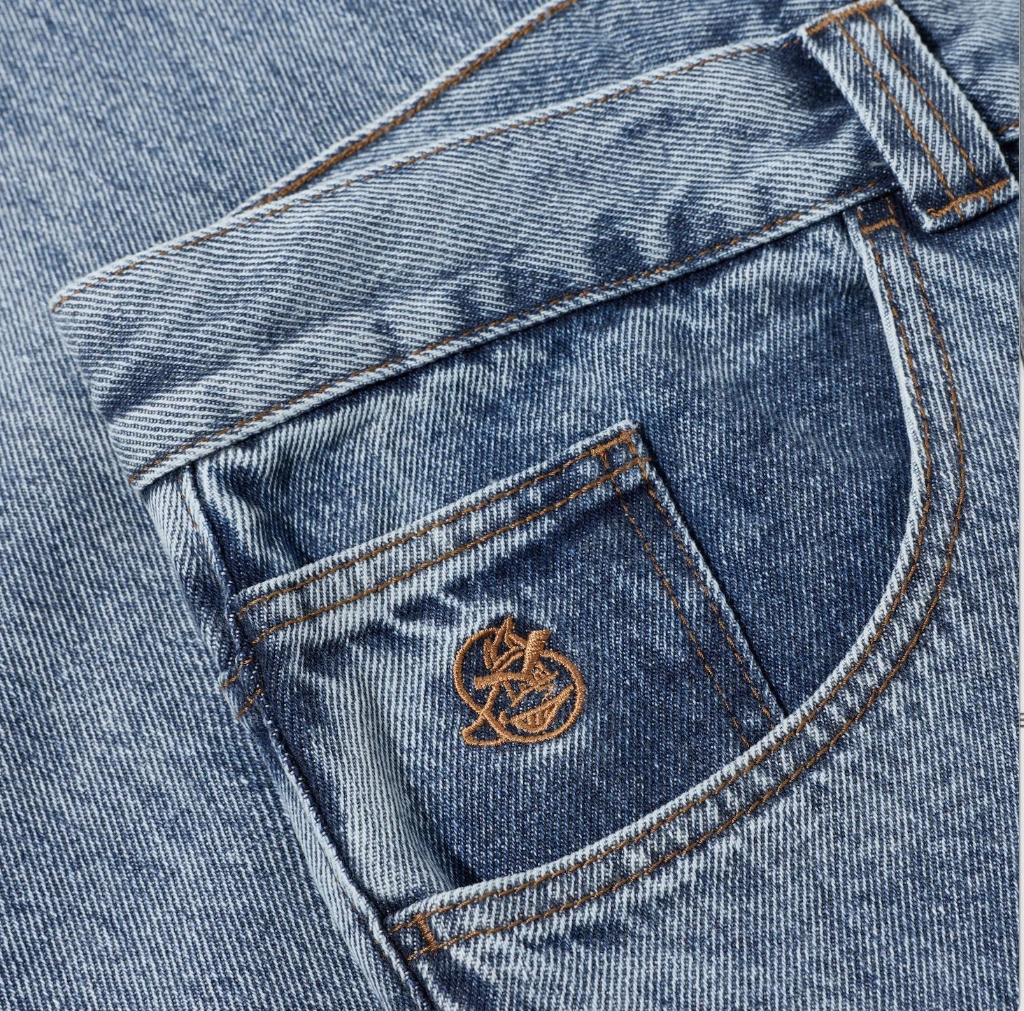 93 Pants - Heavy Washed Blue - Image 4