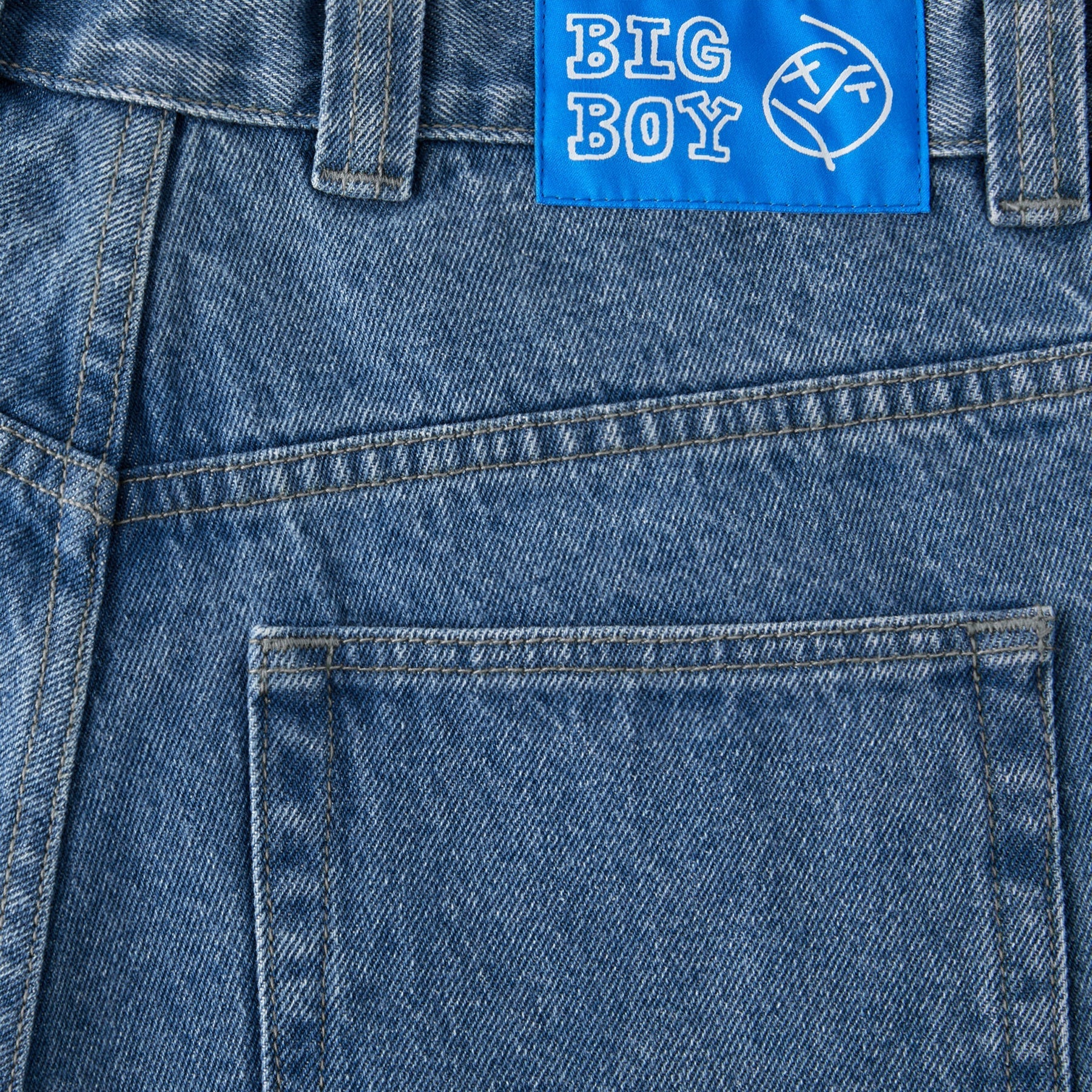 Big Boy Pants - Mid Blue - Image 4