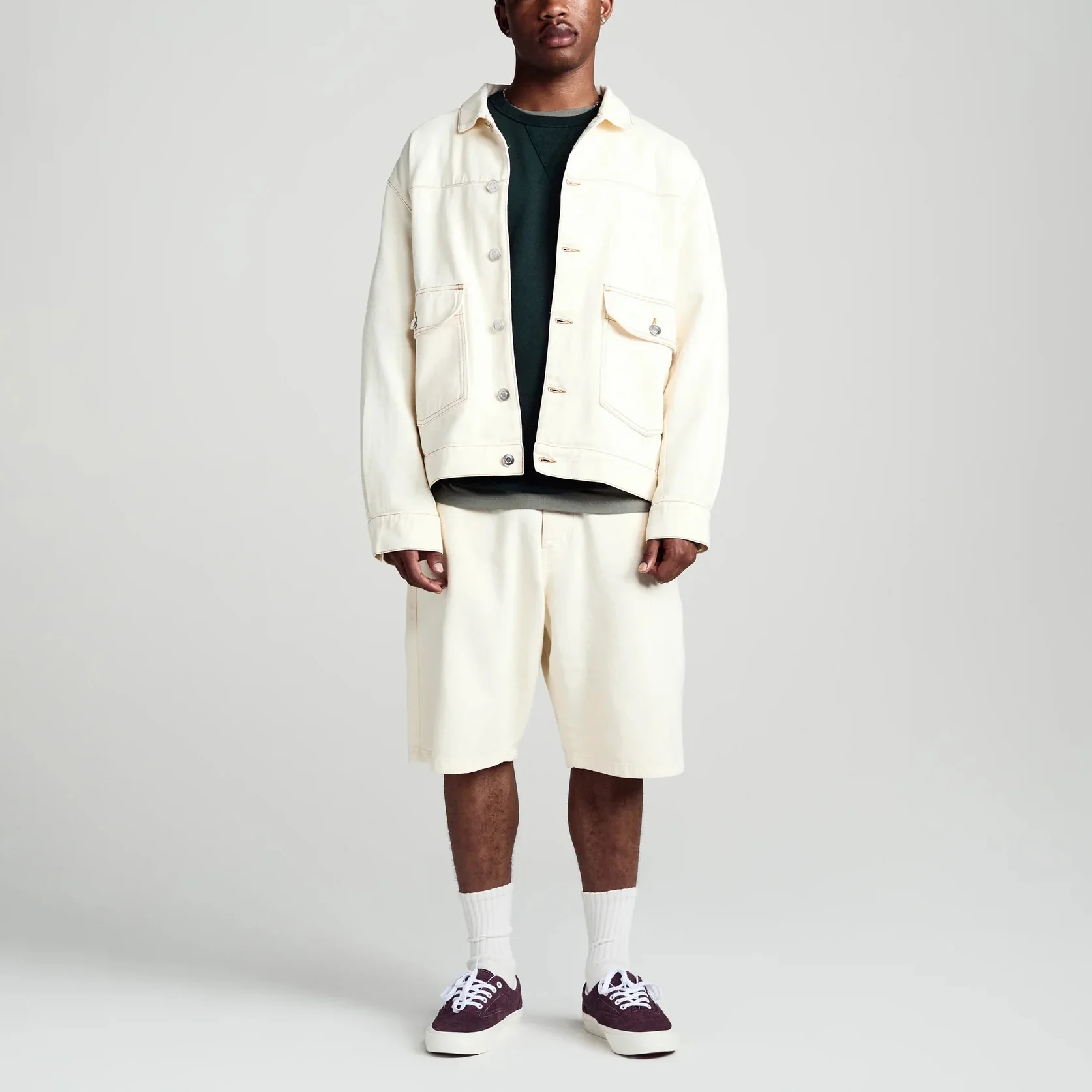 DRS Denim Jacket - Off White - Image 3