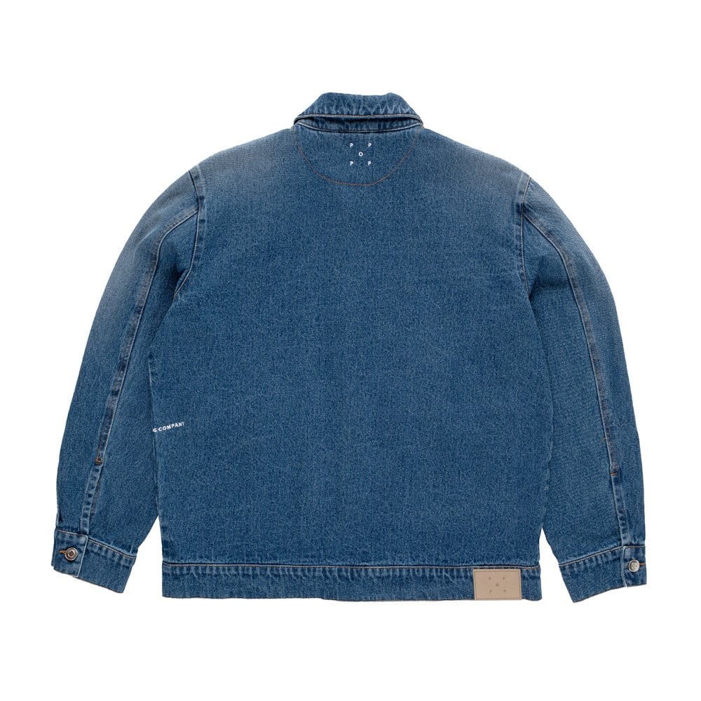 Full Button Denim Jacket - Rinsed - Image 2