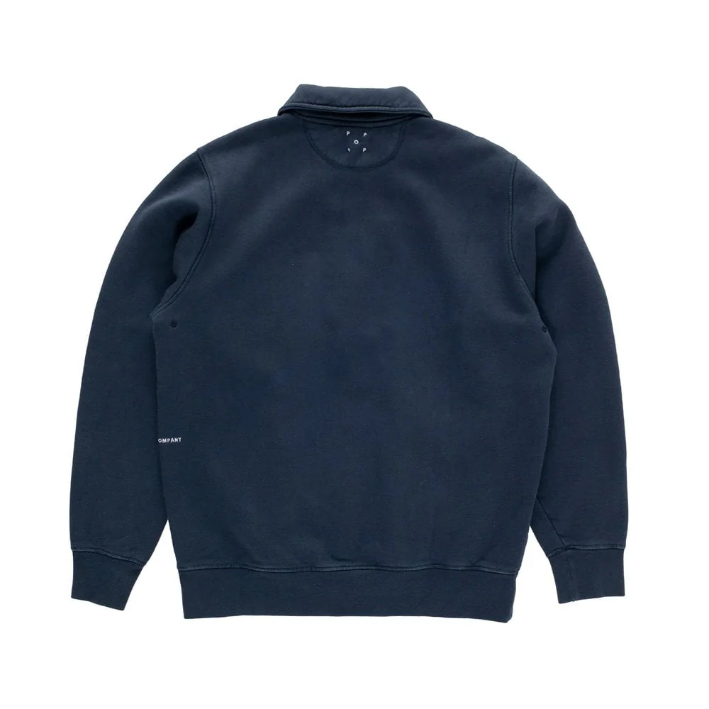 Halfzip Sweat - Navy - Image 2