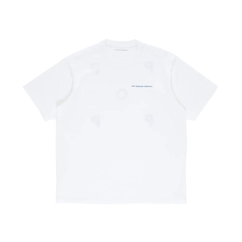 Logo Tee - White / Dutch Blue