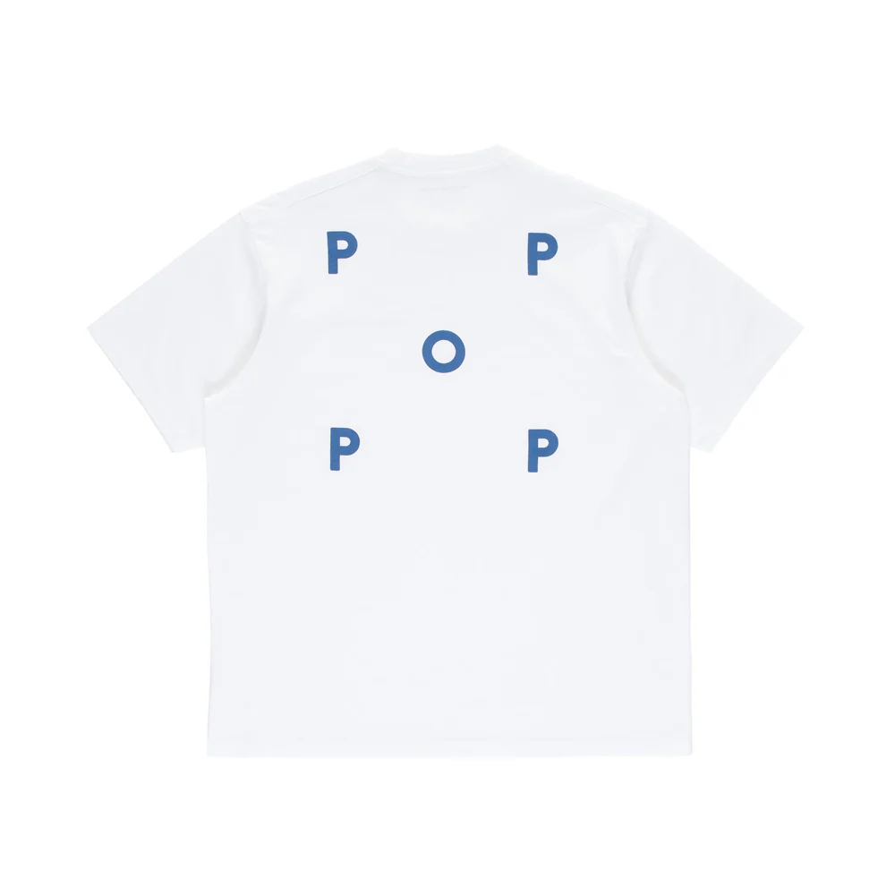 Logo Tee - White / Dutch Blue - Image 2