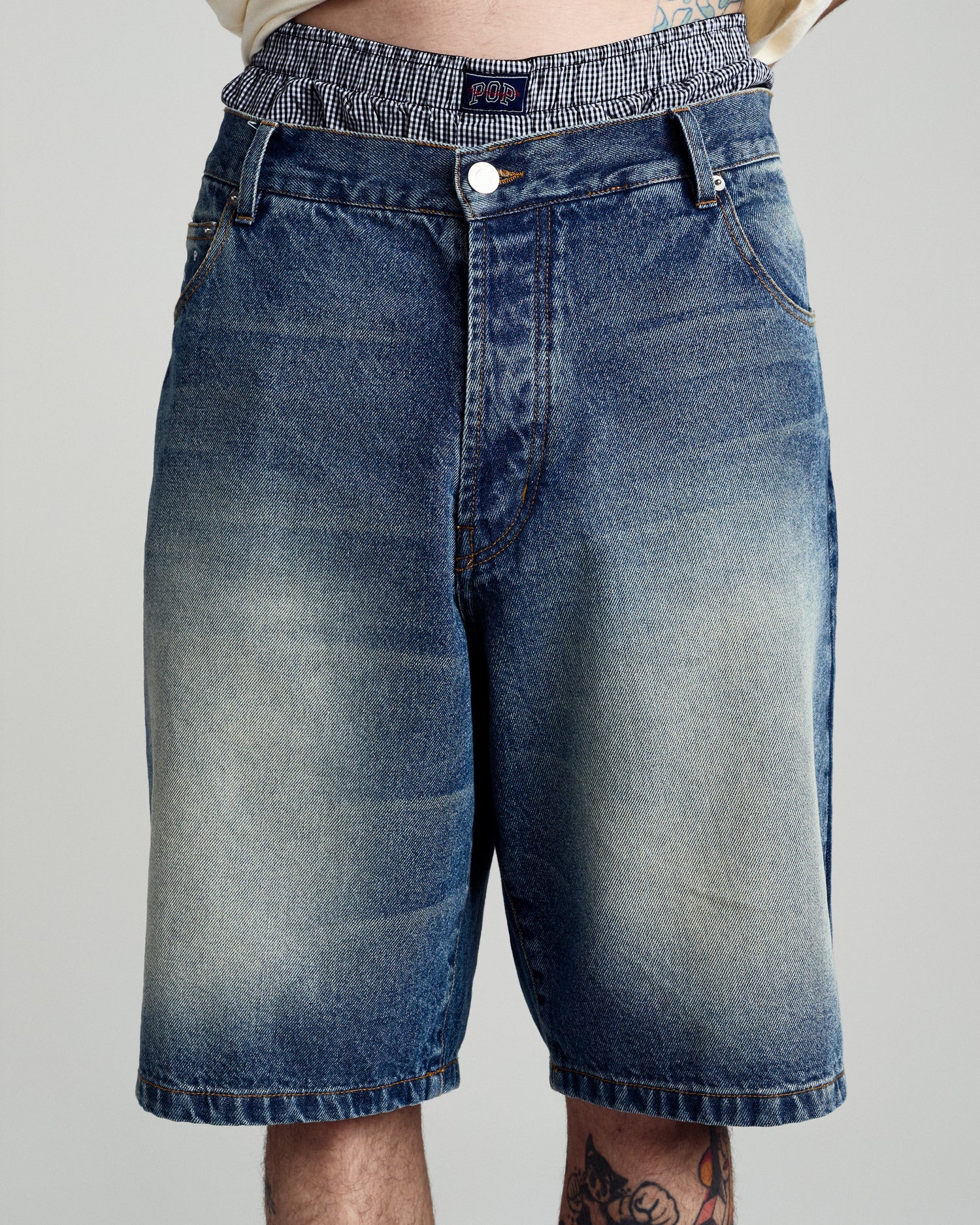 Longer DRS Short - Washed Denim - Image 4