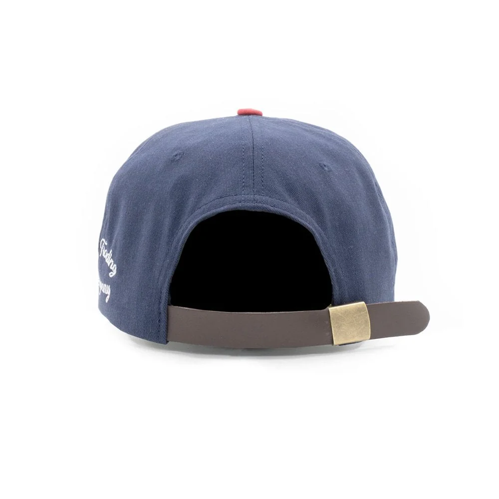 O Sixpanel Hat - Navy / Goji Berry - Image 3