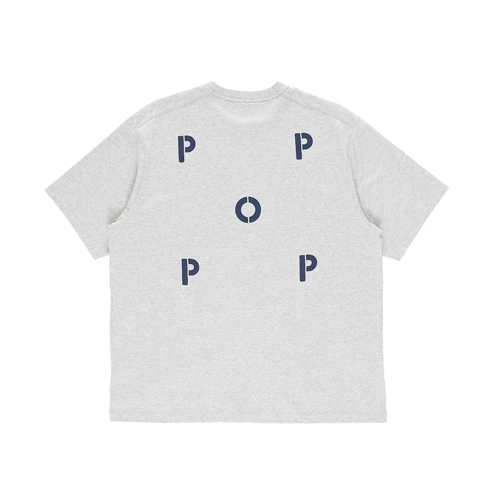 Stencil Logo Tee - Heather Grey - Image 2
