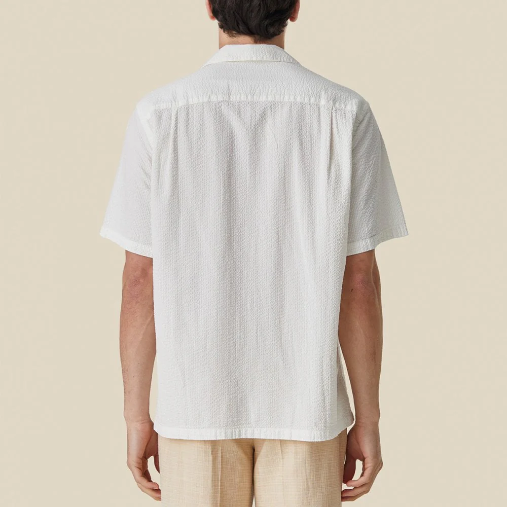 Atlantico Camp Collar Shirt - White - Image 2