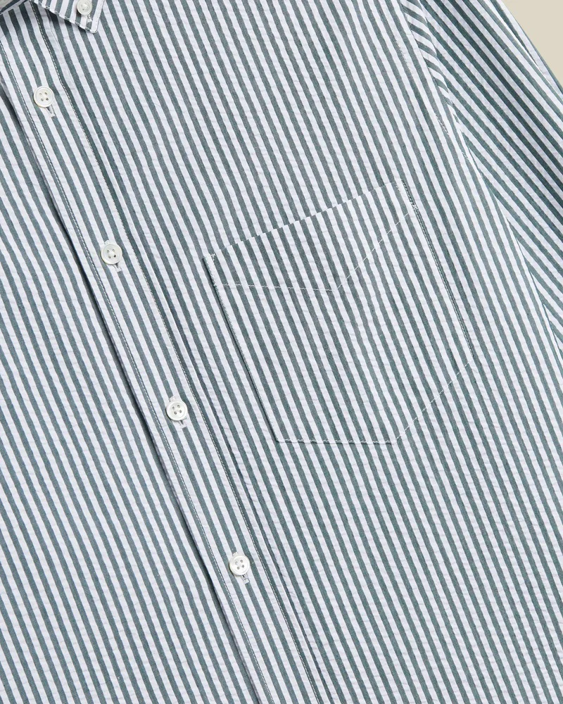 Atlantico Stripe Shirt - Green - Image 3