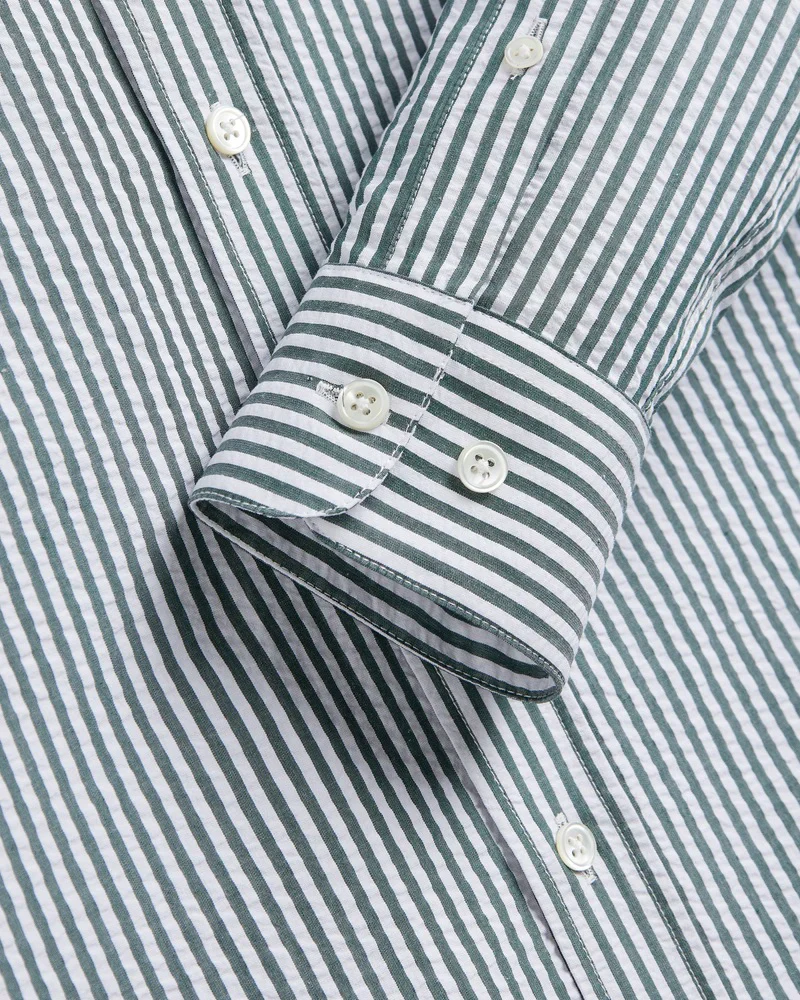 Atlantico Stripe Shirt - Green - Image 4